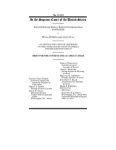 NoIn the Supreme Court of the United States FOURTH ESTATE PUBLIC BENEFIT CORPORATION, PETITIONER
