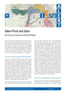 [removed]Some rights reserved by prince_volin Sykes-Picot and Syria by Florence Gaub and Patryk Pawlak