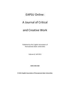 Microsoft Word - EAPSU Online 2011.docx