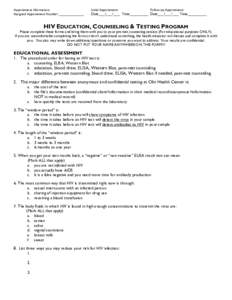 Microsoft Word - revised HIV form.doc
