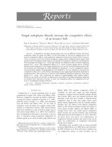 Reports Ecology, 93(1), 2012, pp. 3–8 Ó 2012 by the Ecological Society of America