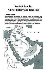 Ancient Arabia a Brief History and Time-Line.pages