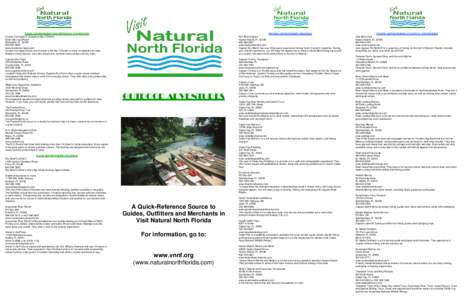 Geography of Florida / Florida / Geography of the United States / North Florida / Outstanding Florida Waters / Branford /  Florida / Suwannee /  Florida / Suwannee River / Santa Fe River / Kayak