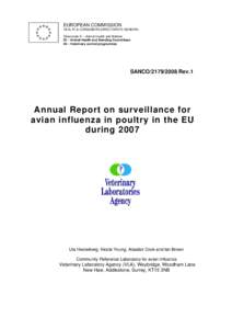 ANNUAL REPORT OF THE EU POULTRY SURVEILLANCE FOR AVIAN INFLUENZA 2006