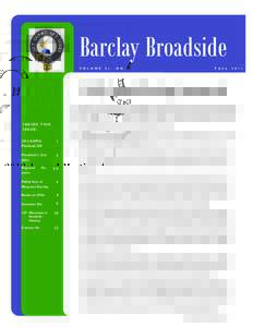 Barclay Broadside V O L U M E 3 1 ,  N O .