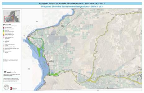 REGIONAL SHORELINE MASTER PROGRAM UPDATE - WALLA WALLA COUNTY  Proposed Shoreline Environment Designations - Sheet 1 of 3 Fishhook Park