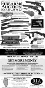 rock island auction company presents an  OVER 2,700 LOTS Firearms antique & collectable