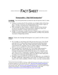 AMERICAN IMMIGRATION     FACT SHEET LAWYERS ASSOCIATION