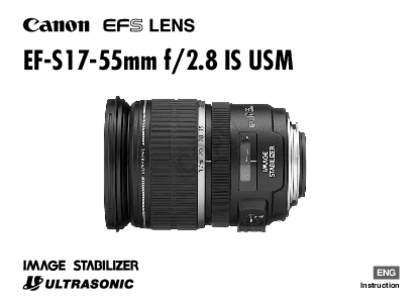 EF-S17-55mm f/2.8 IS USM  C Y P