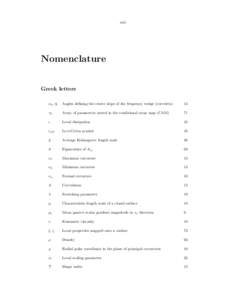 xxii  Nomenclature Greek letters α` , β`