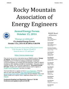 Association of Energy Engineers / American Council on Renewable Energy / Energy conservation / Portland Energy Conservation / Xcel Energy