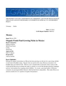 Organic farming / Sustainability / Agroecology / Organic certification / Quality Assurance International / Organic coffee / Oregon Tilth / Organic / Organic Foods Production Act / Organic food / Agriculture / Product certification