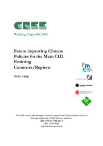 CREE Working PaperPareto improving Climate Policies for the Main CO2 Emitting