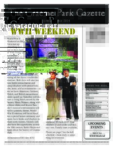 The Graeme Park Gazette A P RI L - J U NEWWII Weekend  World War II