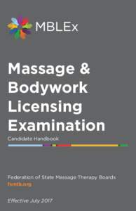 Massage & Bodywork Licensing Examination Candidate Handbook