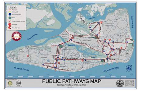 Hilton Head Island Pathway Map