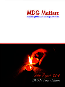 Annual ReportDHAN Foundation Madurai  Contents