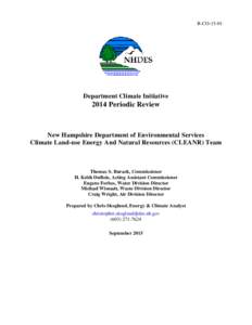 R-CODepartment Climate Initiative 2014 Periodic Review