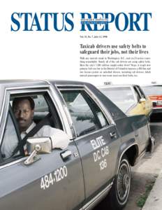 STATUS REPORT INSURANCE INSTITUTE FOR HIGHWAY SAFETY Vol. 33, No. 7, July 11, 1998
