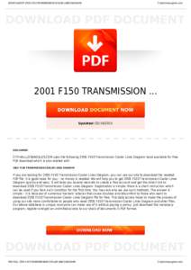 BOOKS ABOUT 2001 F150 TRANSMISSION COOLER LINES DIAGRAM  Cityhalllosangeles.com 2001 F150 TRANSMISSION ...