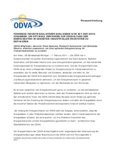 Industrial Suppliers Unite with ODVA on Energy_FINAL_German