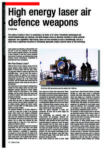 maritime power australia  High energy laser air defence weapons Dr Carlo Kopp