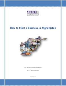 Microsoft Word - How to Start a Business in Afghanistan