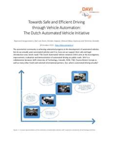 Microsoft Word - Towards Safe and Efficient Driver through Vehicle Automation_final