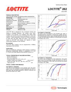 Technical Data Sheet  LOCTITE® 262 St ee l