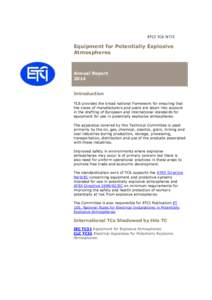 ETCI TC6 N772  Equipment for Potentially Explosive Atmospheres  Annual Report