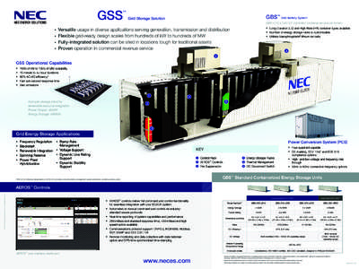 GSS  ™ GBS™ Grid Battery System