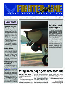 Vol. 31, No. 3  Air Force Reserve Command: Proud Partner in the Total Force March 5, 2005