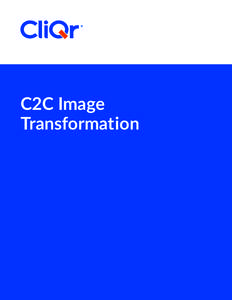 C2C Image Transformation CliQr C2C Image Transformation  Page 2