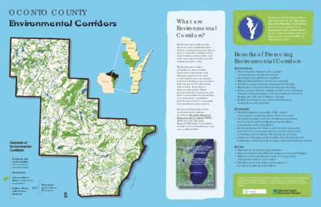 OCONTO COUNTY  Environmental Corridors What are Environmental