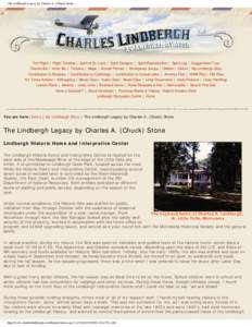 The Lindbergh Legacy by Charles A. (Chuck) Stone