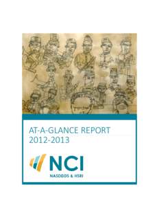 AT-A-GLANCE REPORT[removed] National Core Indicators (NCI), a joint venture between the National Association of State Directors of Developmental Disabilities Services and Human Services Research Institute, has been in 