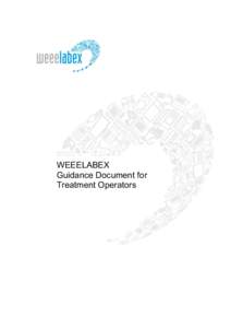 WEEELABEX Guidance Document for Treatment Operators Title Status