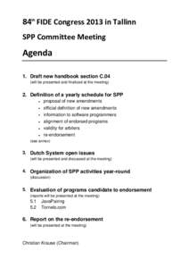 Microsoft Word - Annex to SPP Meeting Agenda.rtf