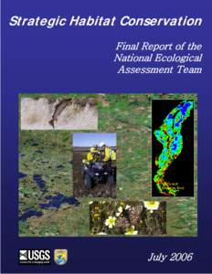 Strategic Habitat Conservation Final Report of the National Ecological Assessment Team  Forest