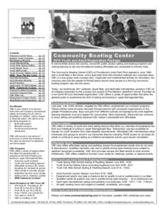 Canoeing / Dinghy sailing / Kayak / Sailing / Regatta / Community Boating /  Inc / Canadian Broadcasting Corporation / Sunfish / Olympic sports / Sports / Boating