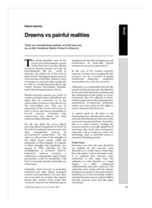 Dreams vs painful realities  Brazil Natural reserves
