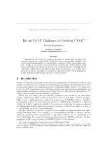 Drat / Conjunctive normal form / Constraint programming / Theoretical computer science / NP-complete problems / Logic in computer science