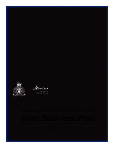 Alberta Justice & Solicitor General / RCMP  Joint Business Plan[removed]  Table of Contents
