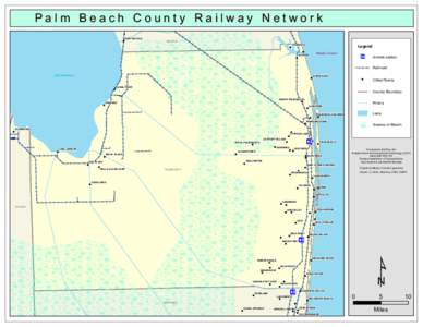 Palm Beach County Railway Network ! OKEECHOBEE !