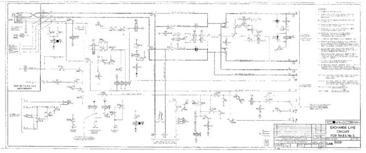 SAWExchange Line Circuit for PABX No 3
