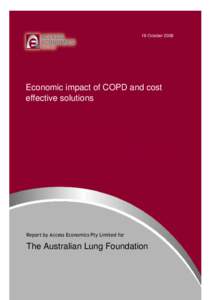 Economic impact of COPD - Final web