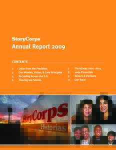 Annual Report 2009 Contents 2 3	 4	 6