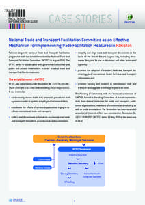 TRADE  CASE STORIES FACILITATION IMPLEMENTATION GUIDE