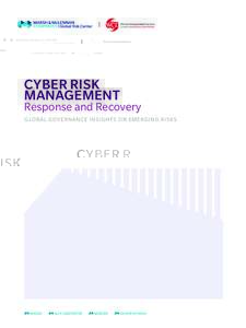 WCD  CYBER RISK MANAGEMENT  Response and Recovery