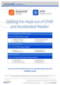 Getting the most out of STAR and Accelerated Reader TM  TM